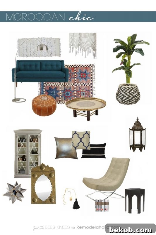 Moroccan Flair: Modern Design with a North African Soul 8 Moroccon Chic from Just The Bees Knees