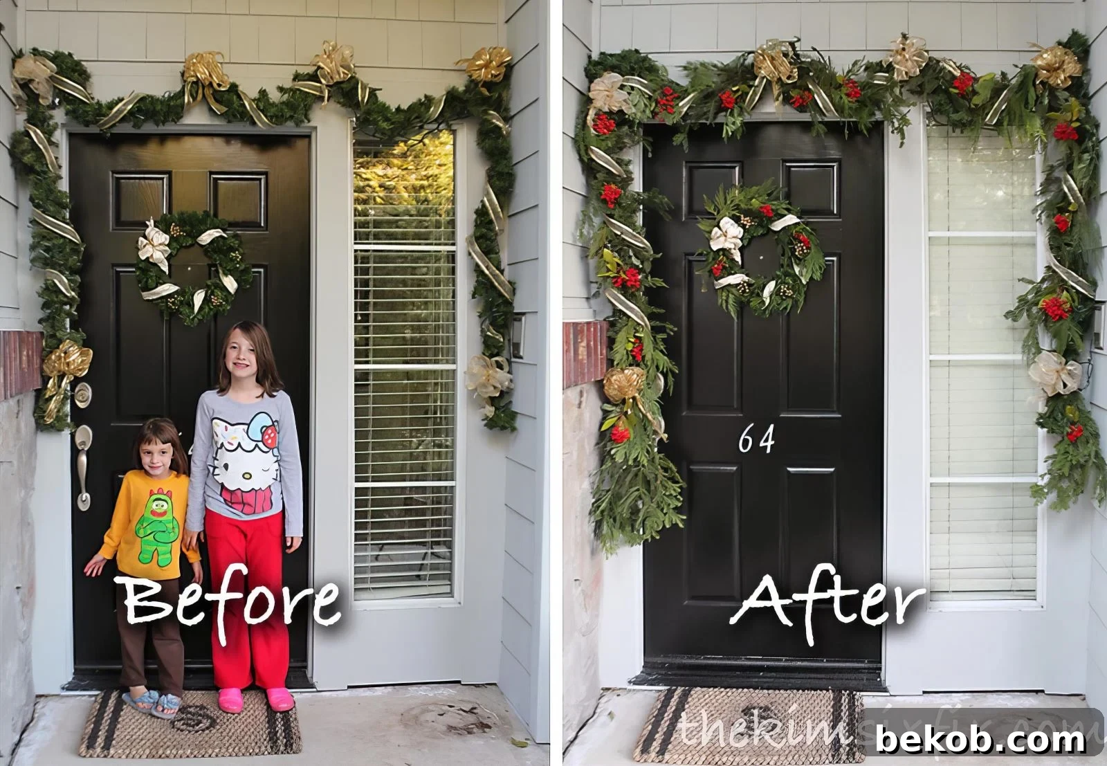 How To Get Beautiful Garland With Faux And Real Pine 014532