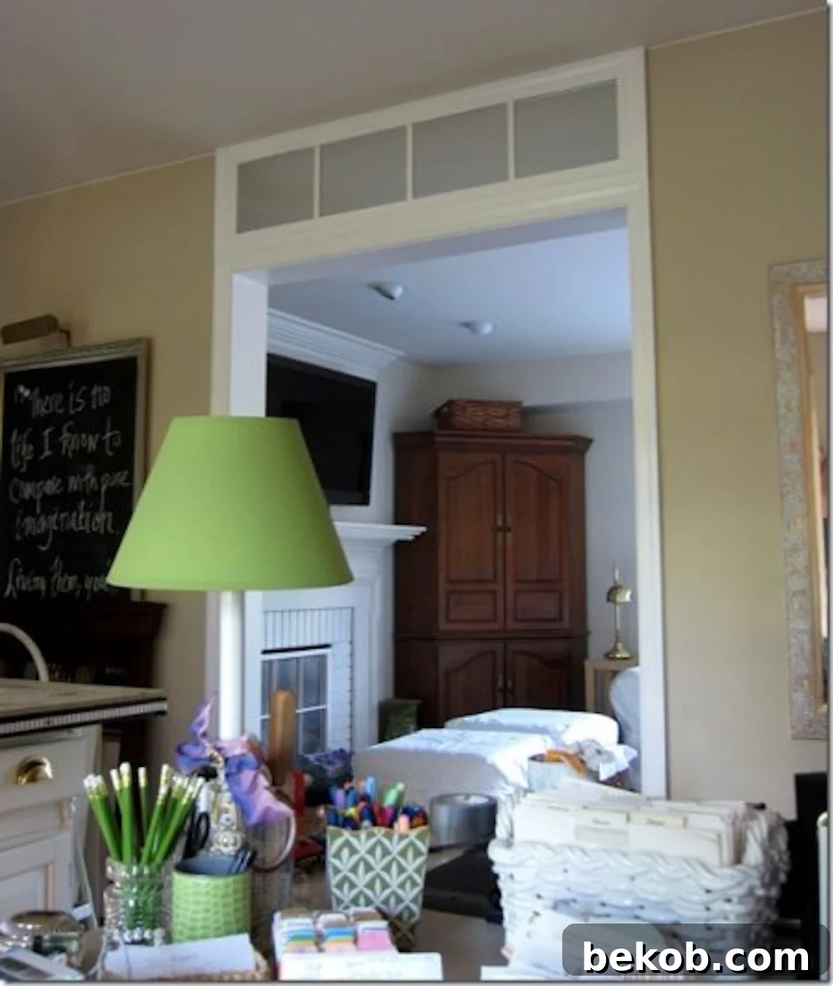Faux Transom