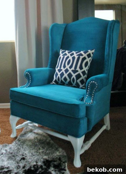 Discover how to paint upholstered furniture for a fresh, new look without reupholstering. This DIY guide revives an old chair with painted fabric.