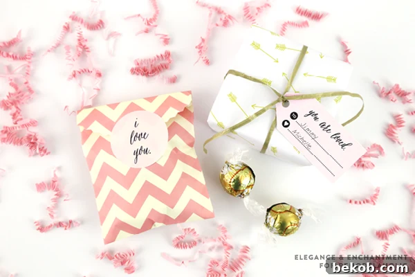 Remodelaholic Elegant Printable Valentine's Day Stickers and Tags