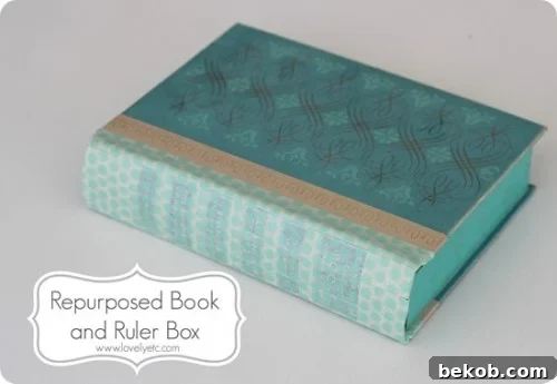 Vintage Book Trinket Box