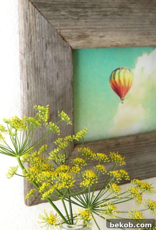 Finished DIY barnwood frame