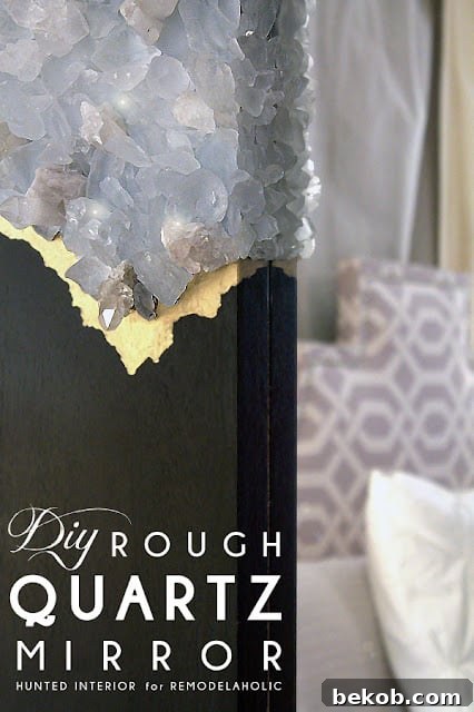 DIY rough quartz frame