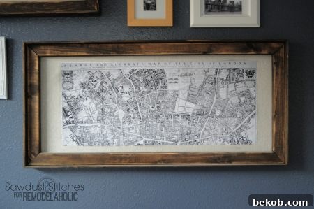 DIY rustic wood frames