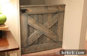 Rustic barn door design