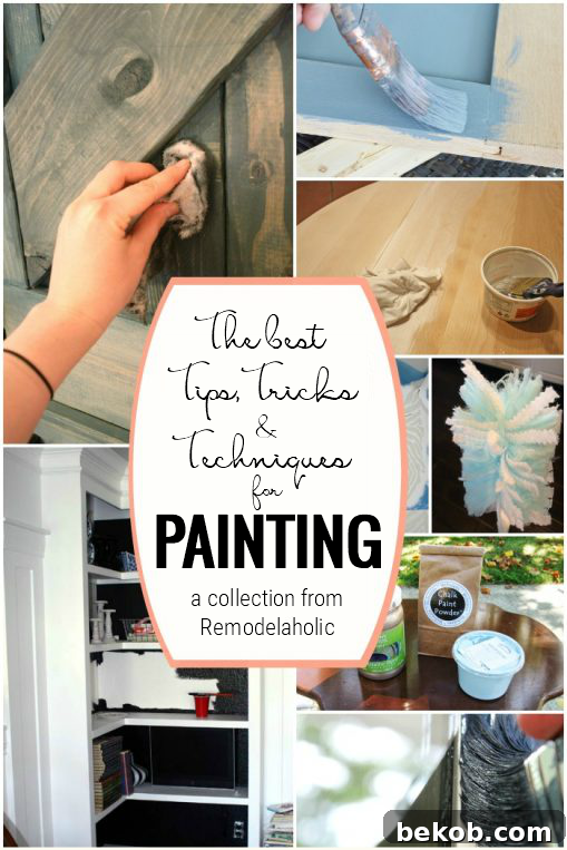 Best Painting Tips, Tricks, and Techniques - a comprehensive guide for your next home improvement project.