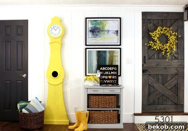 Frugal DIY Wall Decor for Grand Spaces 2 Large DIY Wall Decor Ideas and Inspiration: Tall Board and Batten DIY Wall Treatment
