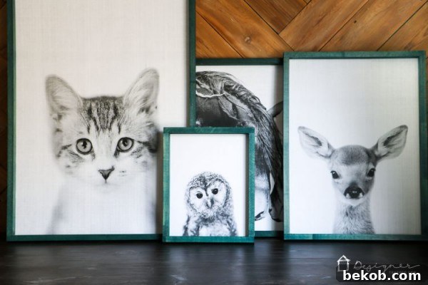 Frugal DIY Wall Decor for Grand Spaces 4 Diy Large Wall Art Prints And Framing, Designer Trapped