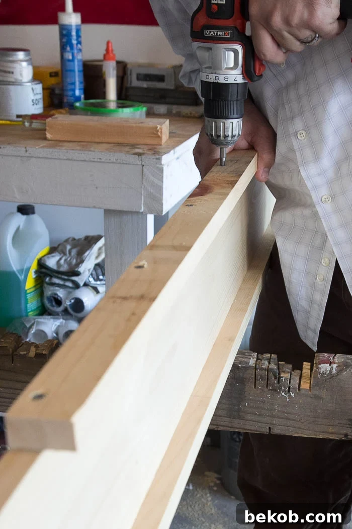 Attaching the 1x2 boards to the 1x6 header board