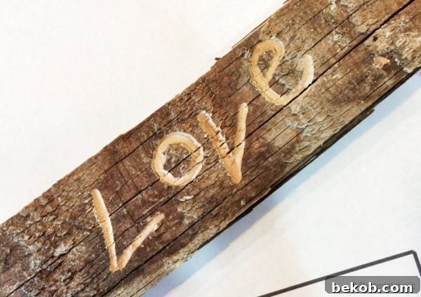 Carvel love sign using a Dremel-14