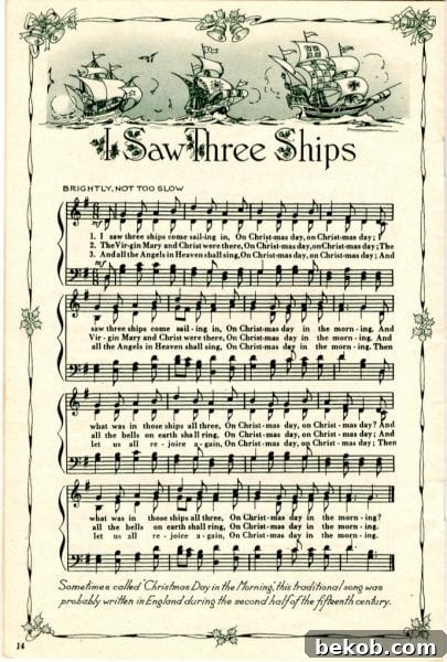 I Saw Three Ships