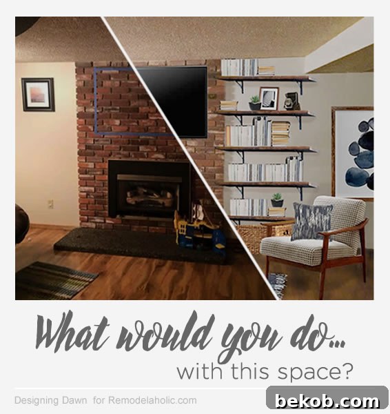 Kevin's Man Cave Makeover Pinnable Image - a visual summary for Pinterest sharing.