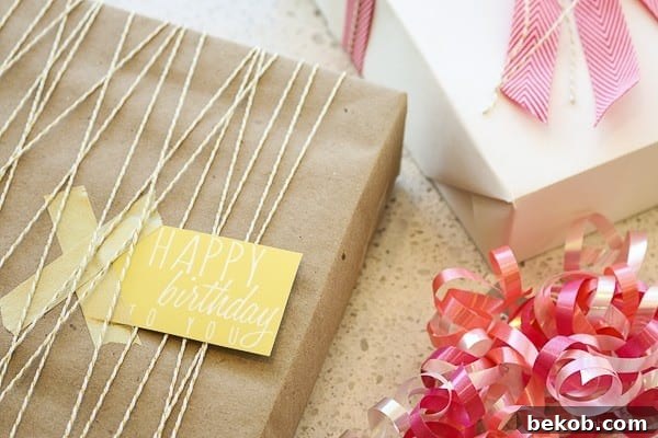 Several different printable gift tags in various colors and shapes, ready for use