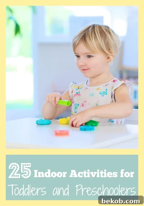 Indoor Activities for Toddlers and Preschoolers