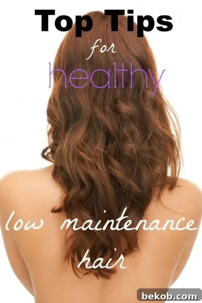 Woman with easy to manage hairstyle