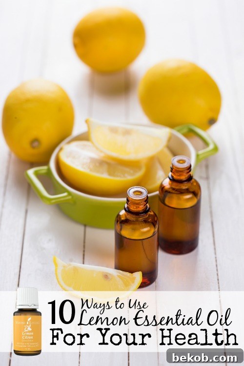 10 Zesty Ways Lemon Essential Oil Boosts Your Health - Bekob
