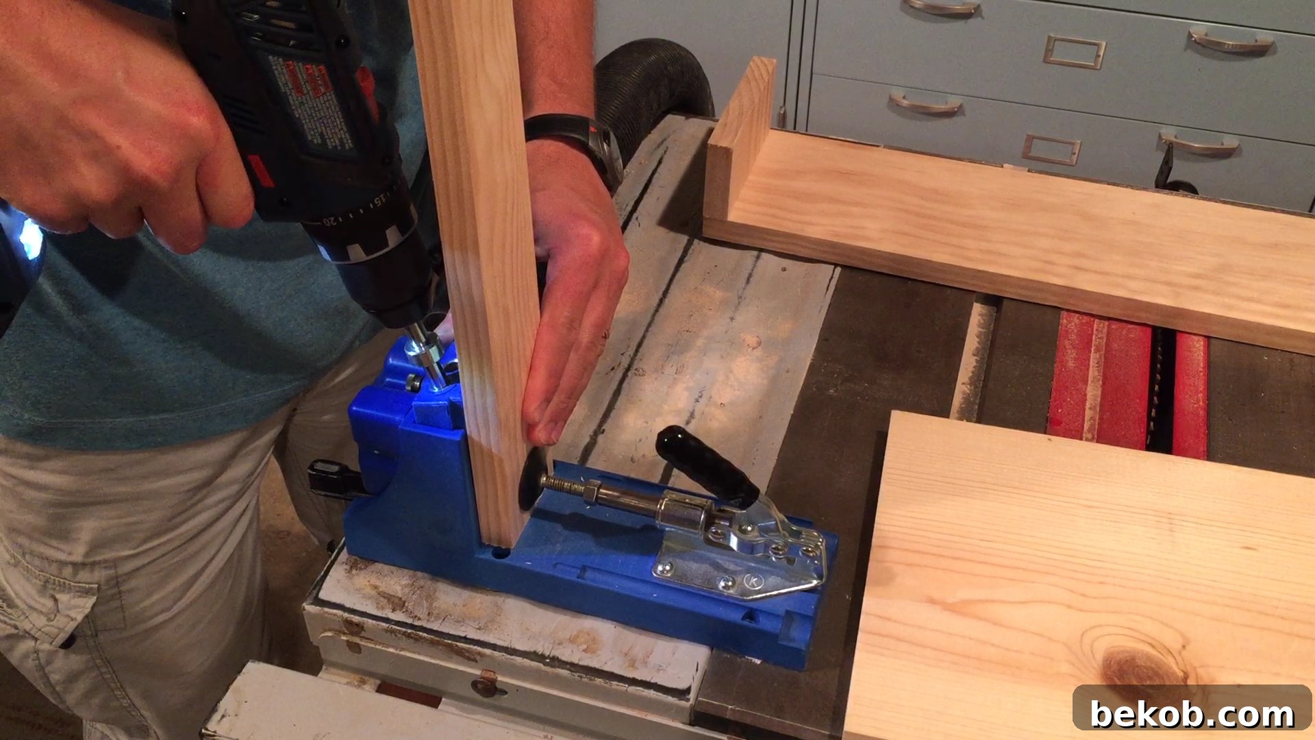 Using Pocket Hole Jig