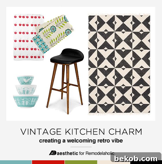 Modern Vintage Kitchens: Classic Charm for Today's Home 2 Tips and inspiration for designing a vintage kitchen with a modern feel! Vintage Kitchen Charm • AD Aesthetic for Remodelaholic.com