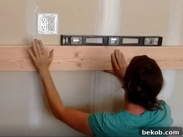 Wall Mounted Folding Table DIY Step 2a Remodelaholic
