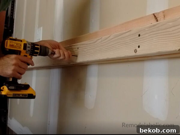 Wall Mounted Folding Table DIY Step 3 Remodelaholic