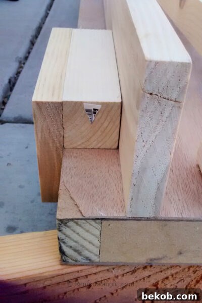 Easy DIY Folding Workbench Step 5 Remodelaholic