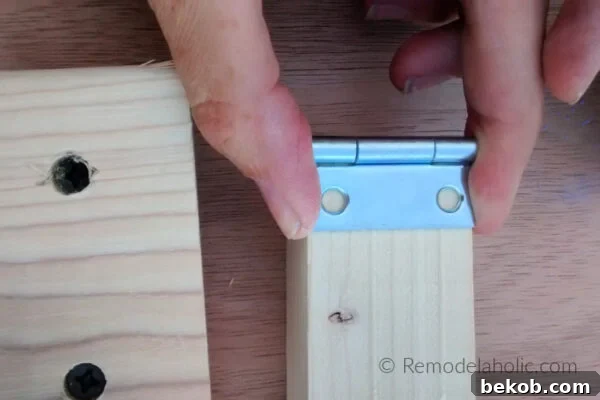 Easy DIY Folding Workbench Step 6 Remodelaholic