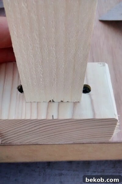 Easy DIY Folding Workbench Step 6b Remodelaholic