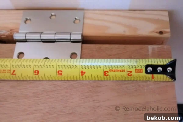 Easy DIY Folding Workbench Step 8 Remodelaholic