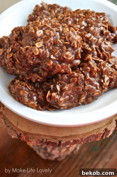 Chocolate No-Bake Cookies