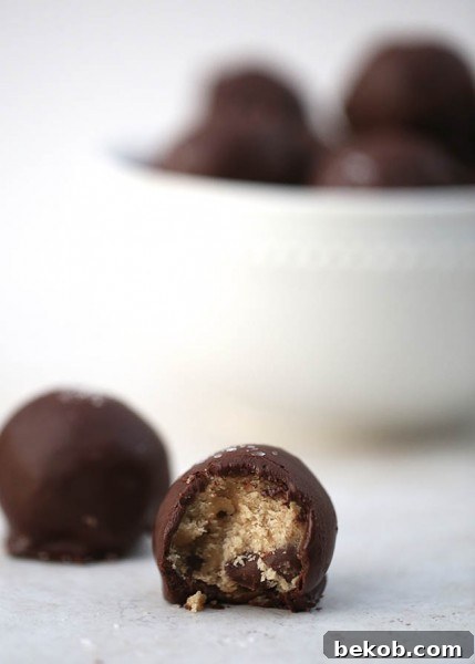 Chocolate Chip Cookie Dough Truffles