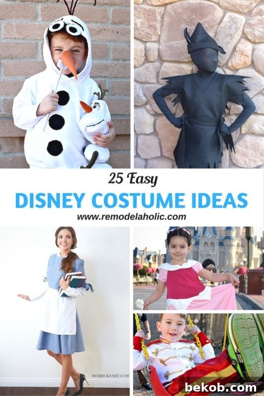 A child dressed as a beloved Disney character, showcasing the joy of Halloween. Discover 25+ easy DIY Disney costume ideas for family fun and creativity this spooky season.