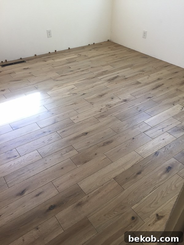 Ultimate Master Bedroom Oasis 13 Beautiful new flooring installed in the master bedroom, showcasing a clean and updated look