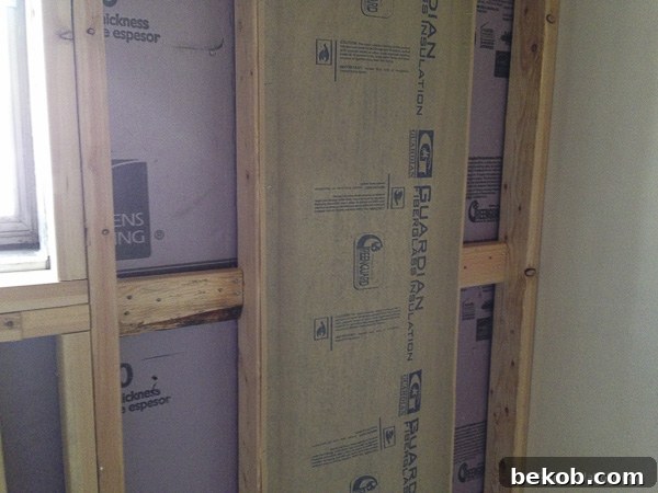 Ultimate Master Bedroom Oasis 6 Master bedroom walls framed and insulated, with old ceiling removed