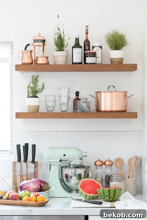 Crate and Barrel - Mint Kitchen Accents with Stylish Copper Cookware