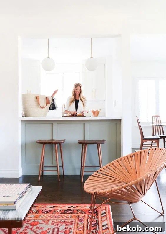 Lonny - Modern Kitchen Design with Mint Appliances and Copper Fixtures