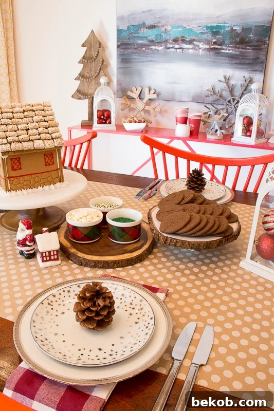 Holiday Cookie Decorating Bash! 5 Christmas Cookie Decorating Table Setup