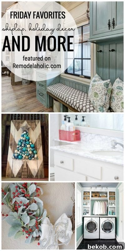 Friday Favorites Shiplap Holiday Decor And More Featured On Remodelaholic Com