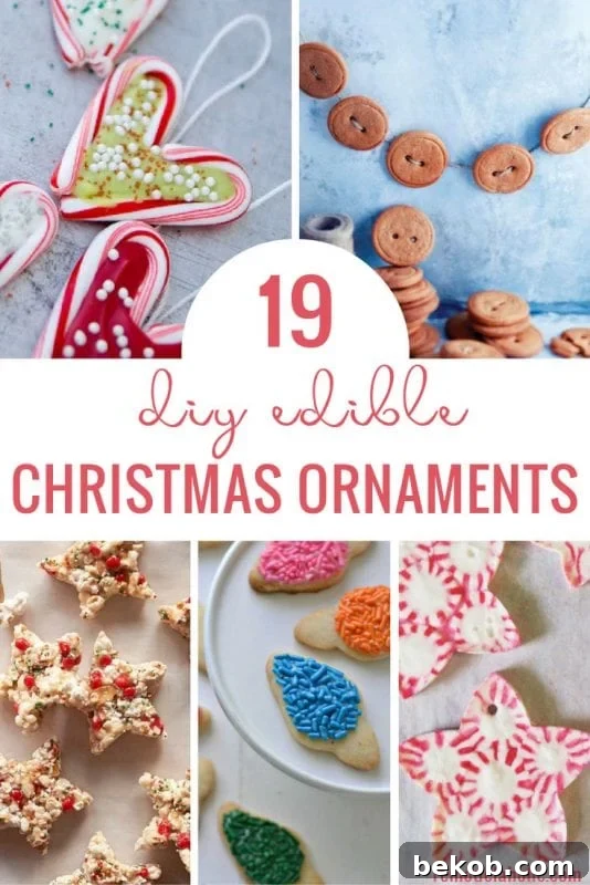 Decorate your tree with something exciting and edible! Why not create one of these 19 DIY Edible Christmas Ornaments for your tree. Ideas featured on Remodelaholic.com