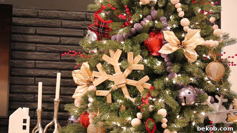 Rustic Woodland Christmas Tree Tutorial