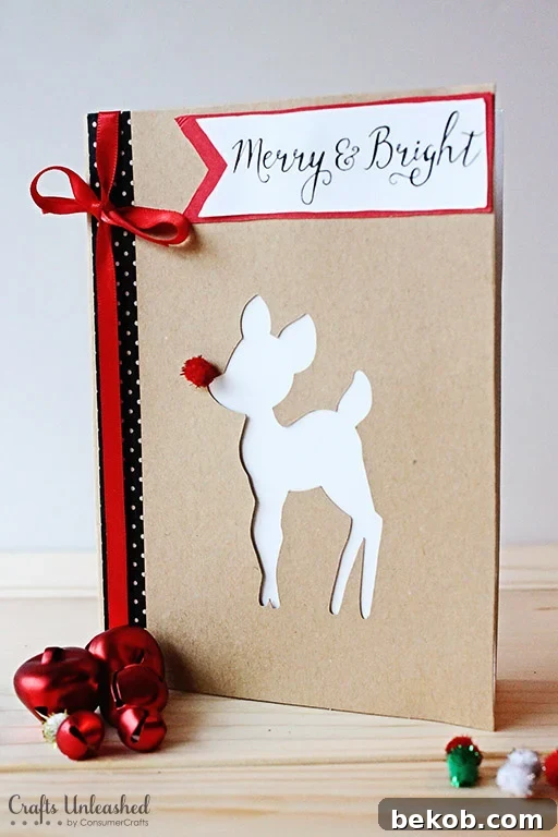 Simple Christmas Card Crafts to Make This Year 5 Merry DIY Christmas Card